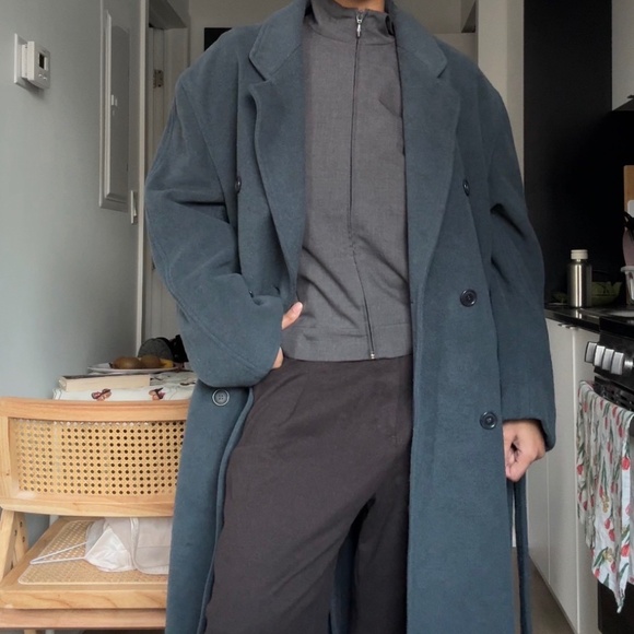 Long wool coat - Picture 2 of 4